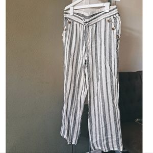 Boho chic linen pants